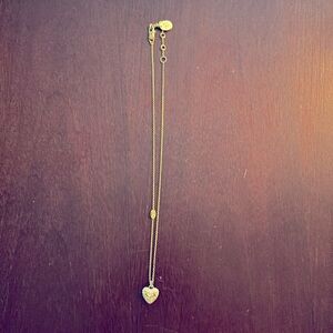 Juicy Couture necklace gold tone